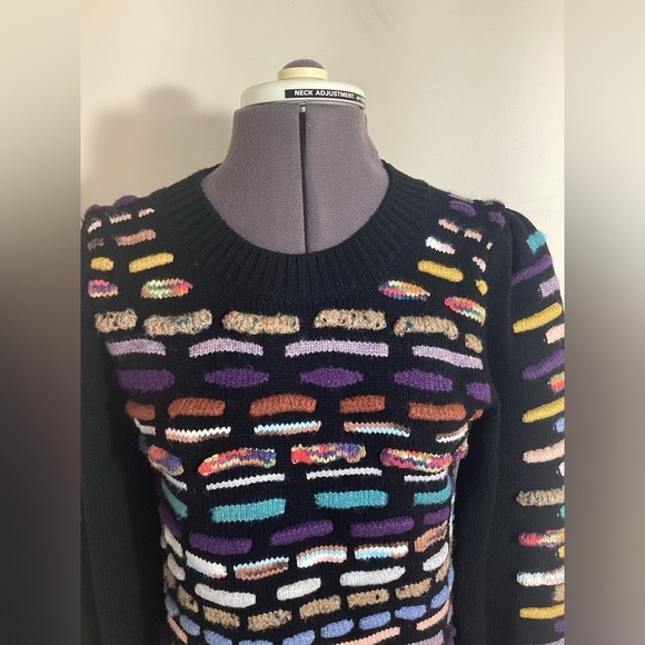 Allison NY 3D Knit Sweater XS/S Coogi Style - Picture 8 of 15